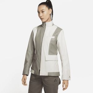 NWOT Nike Jordan New Classics Capsule 2.0 Green ColorBlock Faux Leather Jacket